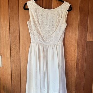 Pristine Vintage I. Magnin White Dress